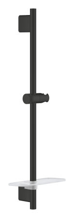Accesorii baie - Bara dus fix Grohe 266022430, 630 mm, 78 mm, universal, suport dus reglabil, pe perete, abs, bara de dus, Negru