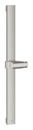 Pare, furtunuri si accesorii - Bara dus Grohe 101673DC00, AQUA, aparenta, 600 mm, universala, metal, mat, otel satinat