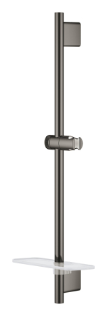 Bara dus Grohe 26602A00, SmartActive, aparenta, 630 mm, etajera, lucios, grafit [2]