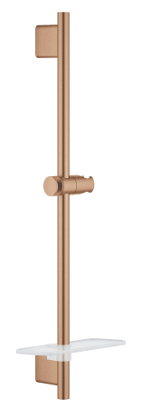 Pare, furtunuri si accesorii - Bara dus Grohe 26602DL0, SmartActive, aparenta, 630 mm, etajera, mat, cupru