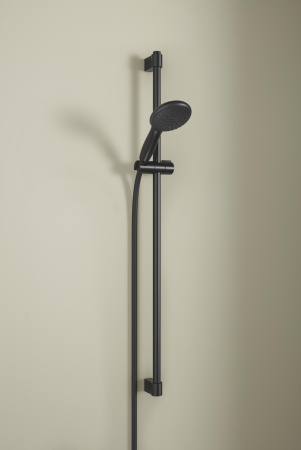 Bara dus Grohe 275242431, 900 mm, 70 mm, universal, pe perete, plastic, metal, suport para dus incorporat, Negru [4]