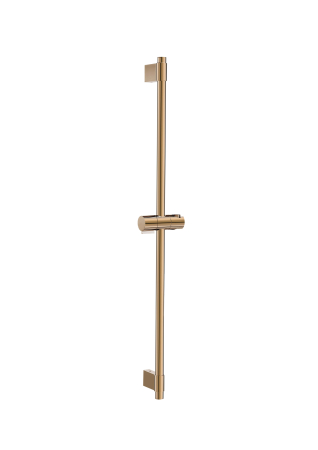 Accesorii baie - Bara dus Roca A5B0405RG0, 800 mm, 110 mm, universal, suport dus reglabil, pe perete, metal, abs, Cupru