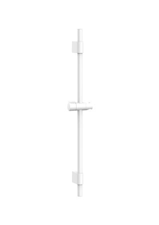 Accesorii baie - Bara dus Roca A5B0709B00, 700 mm, 101 mm, universal, suport dus reglabil, pe perete, metal, abs, Alb