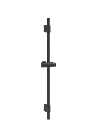Accesorii baie - Bara dus Roca A5B0709NB0, 700 mm, 101 mm, universal, suport dus reglabil, pe perete, metal, abs, Negru