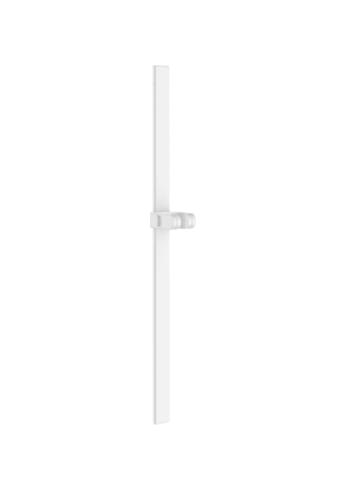 Accesorii baie - Bara dus Roca A5B07S1B00, 700 mm, 84 mm, universal, suport dus reglabil, pe perete, metal, abs, bara de dus, Alb