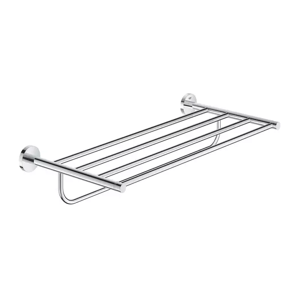 Accesorii baie - Bara portprosop cu suport Grohe Essentials 60 cm crom lucios