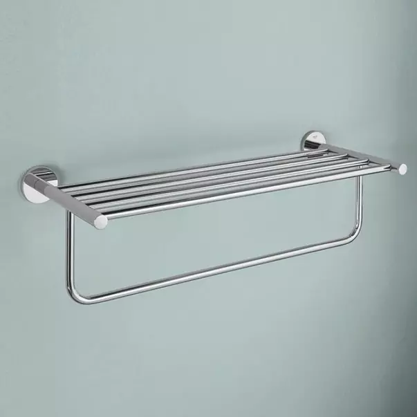 Bara portprosop cu suport Grohe Essentials 60 cm crom lucios [1]