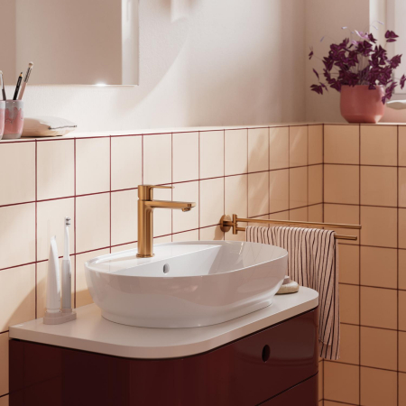 Bara prosop dubla Grohe 41183DL0, Start, aparenta, 440 mm, pivotanat, metal, mat, cupru [3]