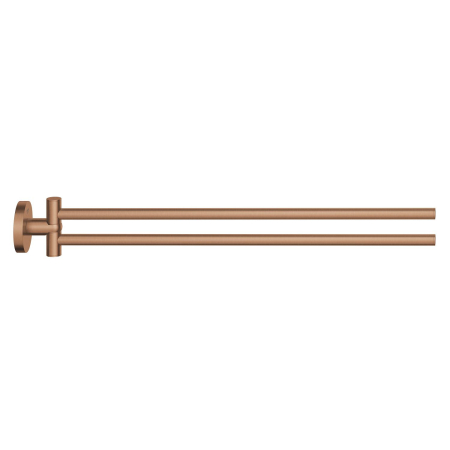 Bara prosop dubla Grohe 41183DL0, Start, aparenta, 440 mm, pivotanat, metal, mat, cupru [1]