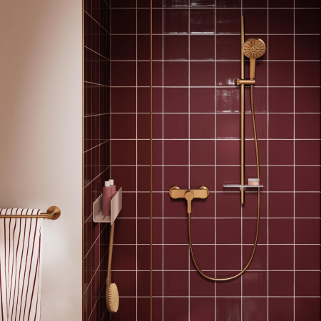 Bara prosop dubla Grohe 41203DL0, Start, 600 mm, meta, mat, cupru [3]