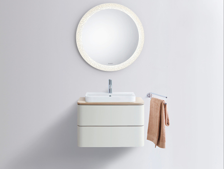 Bara prosop Duravit 0099411000, Starck T, tip instalare pe perete, numar orificii instalare 2, numar rafturi 2, crom [5]