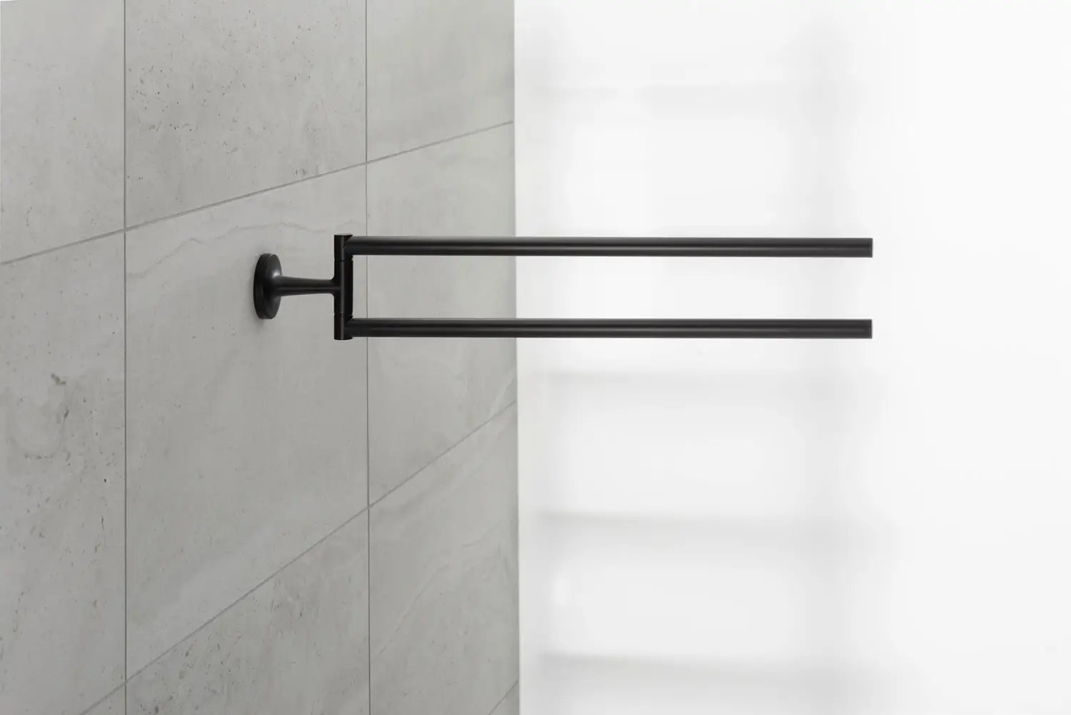 Bara prosop Duravit 0099414600, Starck T, tip instalare pe perete, numar orificii instalare 2, negru [4]
