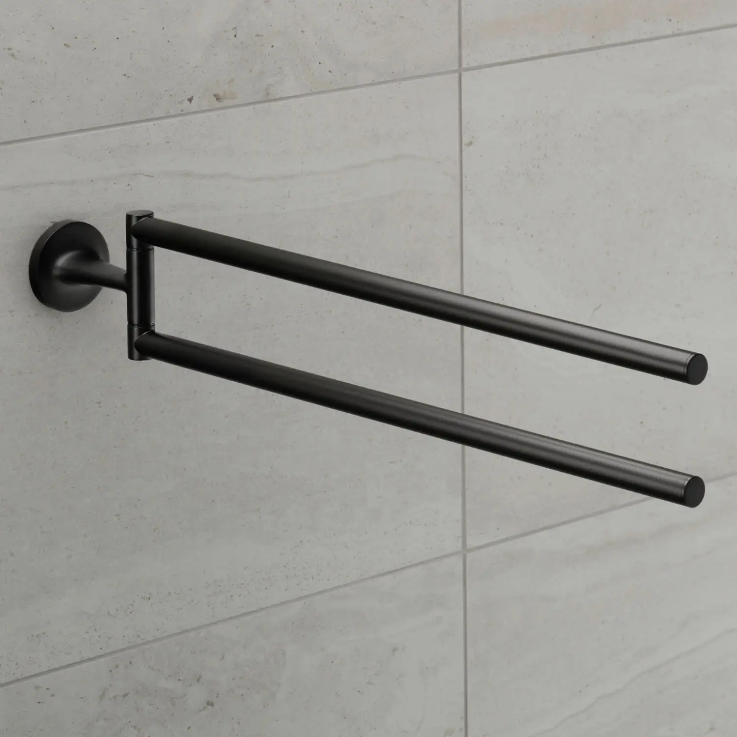 Bara prosop Duravit 0099414600, Starck T, tip instalare pe perete, numar orificii instalare 2, negru [1]