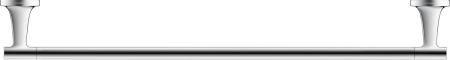 Baie - Bara prosop Duravit 0099421000, Starck T, tip instalare pe perete, design modern, fixare sigura, crom