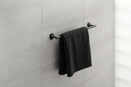 Bara prosop Duravit 0099424600, Starck T, tip instalare pe perete, numar orificii instalare 2, negru [4]