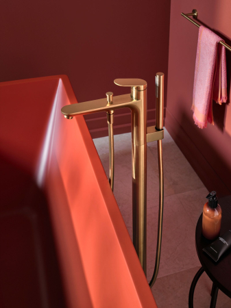 Bara prosop Duravit 0099430400, Starck T, tip instalare pe perete, numar orificii instalare 2, bronz [1]