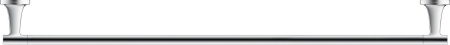 Baie - Bara prosop Duravit 0099431000, Starck T, tip instalare pe perete, design modern, fixare sigura, crom