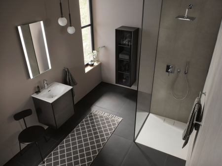 Bara prosop Duravit 0099431000, Starck T, tip instalare pe perete, design modern, fixare sigura, crom [6]