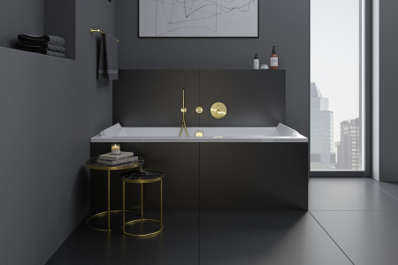 Bara prosop Duravit 0099433400, Starck T, tip instalare pe perete, numar orificii instalare 2, auriu [1]