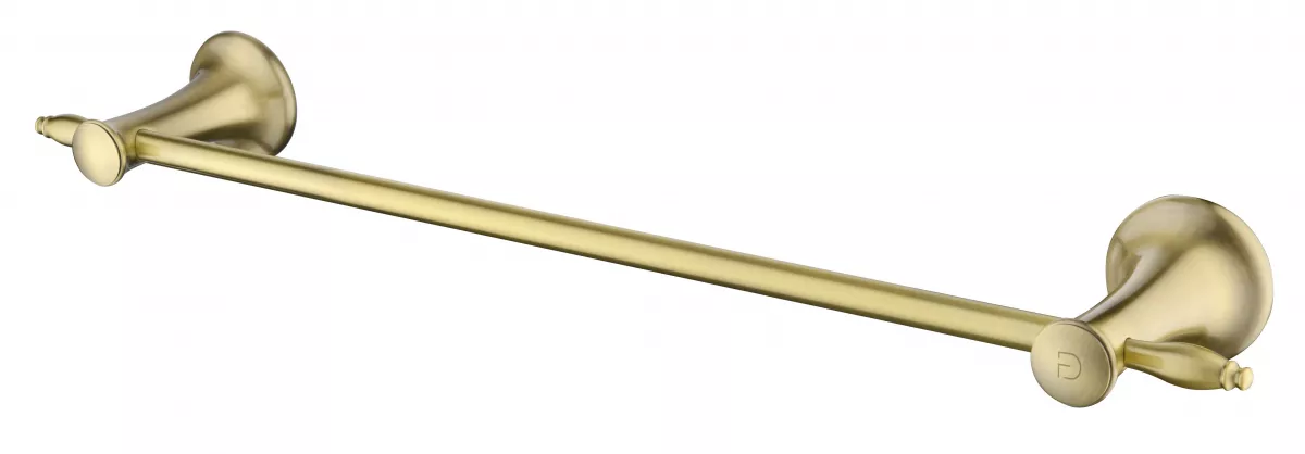 Cuiere si suporturi prosoape - Bara prosop FDesign Lacrima FD6-LRA-03-66, 450 mm, montare pe perete, metal, mat, bronz