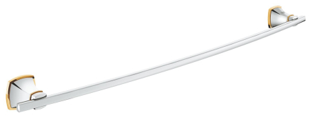 Baie - Bara prosop Grohe 40629IG0, Grandera, pe perete, 600 mm, metal, crom / auriu