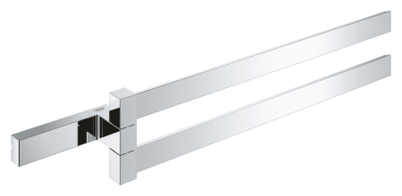 Bara prosop Grohe 40768000, Suport prosop Selection Cube, tip instalare pe perete, numar orificii instalare 2, crom [0]