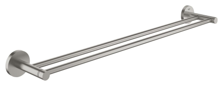 Accesorii baie - Bara prosop Grohe 40802DC1, Essentials, pe perete, 654 mm, metal, mat, otel satinat
