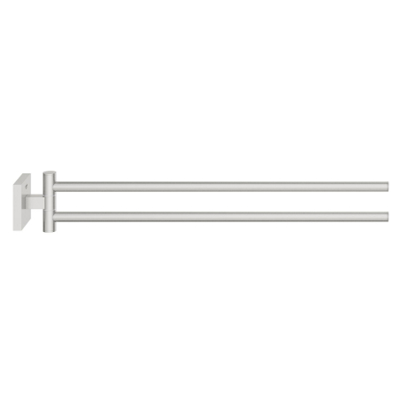 Bara prosop Grohe 40976DC0, Start Cube, pe perete, 440 mm, metal, mat, otel satinat [2]