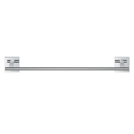 Bara prosop Grohe 40987000, 410 mm, 60 mm, 2 orificii instalare, 1 rafturi, pe perete, metal, posibiltiate lipire, Crom [1]