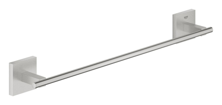 Accesorii baie - Bara prosop Grohe 40987DC0, Start Cube, pe perete, 450 mm, metal, mat, otel satinat