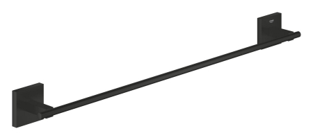 Accesorii baie - Bara prosop Grohe 410892430, 600 mm, 60 mm, 2 orificii instalare, 1 rafturi, pe perete, metal, Negru