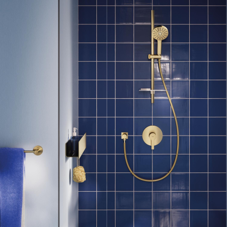 Bara prosop Grohe 41178GN0, Start, aparent, 600 mm, metal, mat, auriu [3]