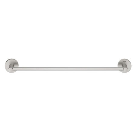 Bara prosop Grohe 41197DC0, Start, pe perete, 450 mm, metal, mat, otel satinat [1]