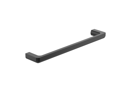 Accesorii baie - Bara prosop Roca A817029NM0, 450 mm, 70 mm, 2 orificii instalare, 1 rafturi, pe perete, metal, Negru