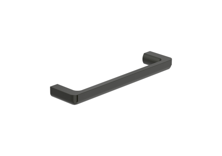 Baie - Bara prosop Roca A817039CN0, Tempo, tip instalare pe perete, numar orificii instalare 2, elemente fixare ascunse, negru