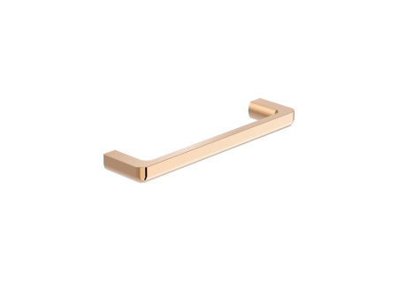 Accesorii baie - Bara prosop Roca A817039RG0, 300 mm, 70 mm, 2 orificii instalare, 1 rafturi, pe perete, metal, Cupru