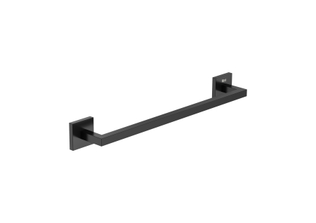 Accesorii baie - Bara prosop Roca A817606C40, 481 mm, 70 mm, 2 orificii instalare, 1 rafturi, pe perete, metal, Negru