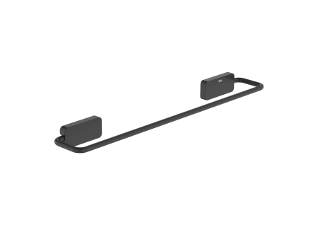 Accesorii baie - Bara prosop Roca A817724NB0, 408 mm, 65 mm, 2 orificii instalare, 1 rafturi, pe perete, metal, Negru