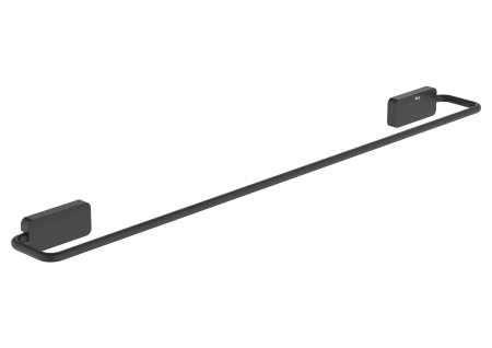 Accesorii baie - Bara prosop Roca A817726NB0, 608 mm, 65 mm, 2 orificii instalare, 1 rafturi, pe perete, metal, Negru