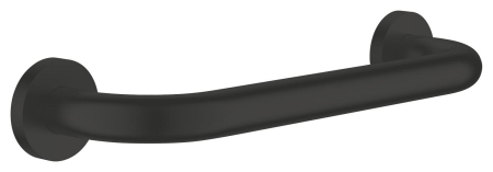 Accesorii baie - Bara sustinere Grohe 411892430, 350 mm, 88 mm, 2 orificii instalare, pe perete, metal, elemente fixare ascunse, Negru