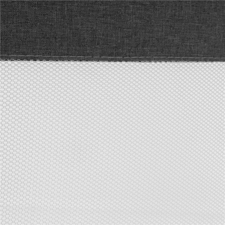 Bariera siguranta pat copii reglabila inaltime 75-95 cm, 158 cm latime, plasa respirabila, gri [15]