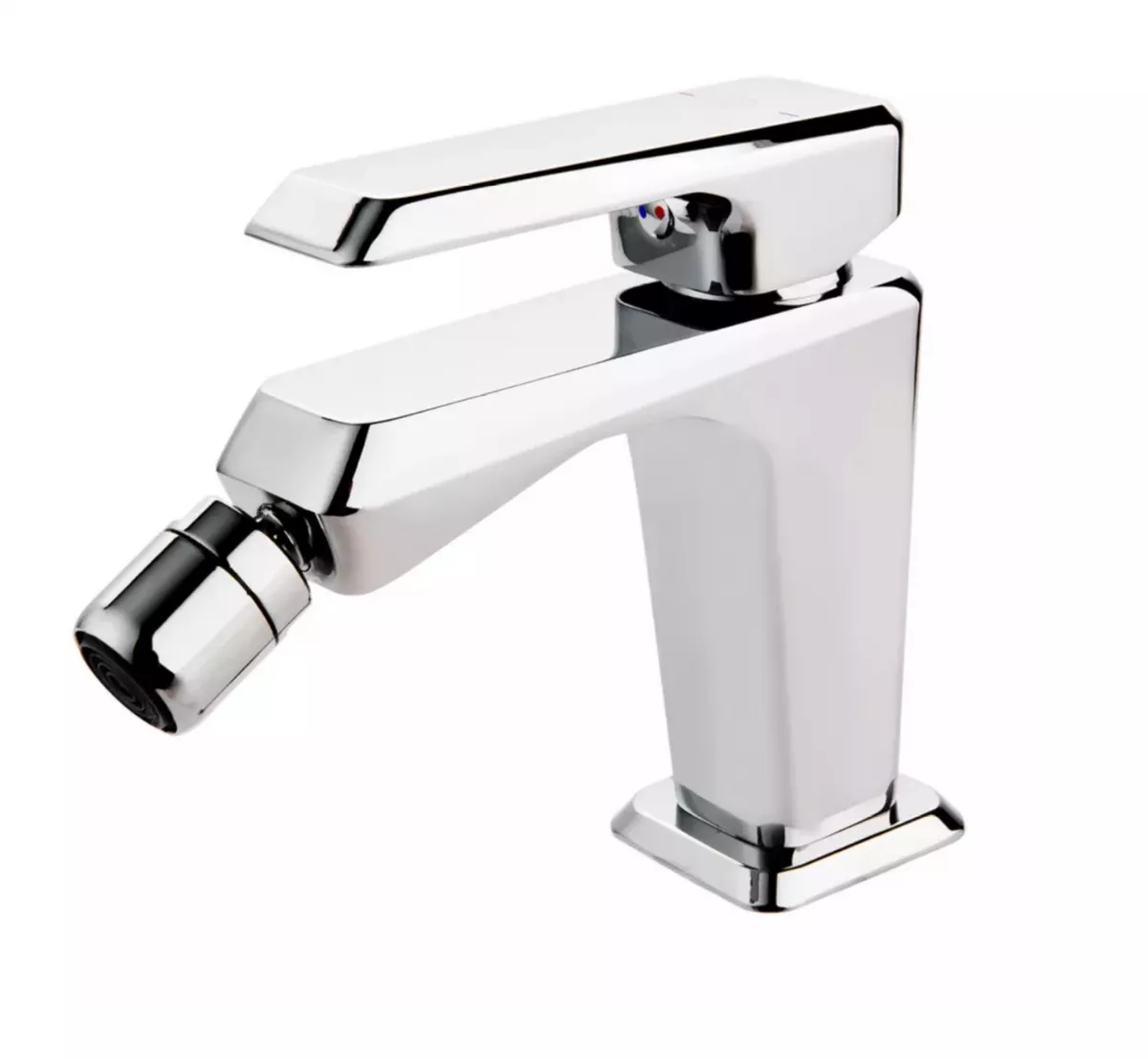 Baterii bideu si dus igienic - Baterie bideu FDesign Brina FD1-BRN-6-11, 3/8'', marimea M, monocomanda, ventil cu tija, crom