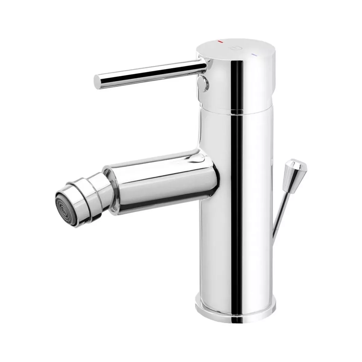 Baterii bideu si dus igienic - Baterie bideu Fdesign Flusso, M, 157 mm, venil, crom, FD1-FLS-6-11