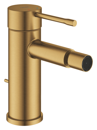 Baie - Baterie bideu Grohe 24178GN1, Essence, 3/8'', S, aerator, ventil cu tija, mat, auriu