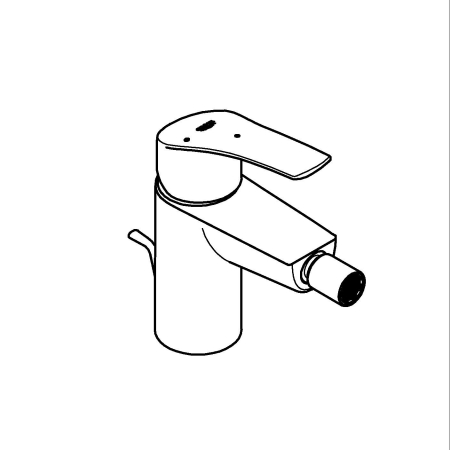 Baterie bideu Grohe 32928003, 28 mm, 1 bar, 35 mm, 151 mm, 115 mm, 410 mm, 1 orificii instalare, Crom [5]