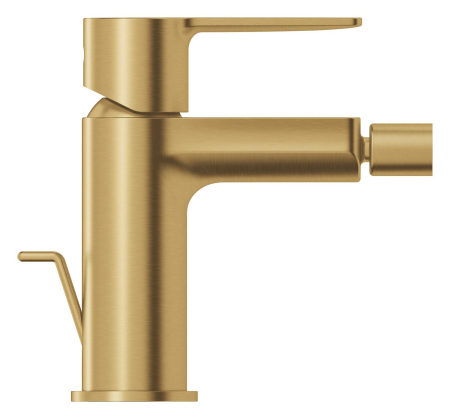 Baterie bideu Grohe 33848GN1, Lineare, S, 145 mm, ventil, mat, auriu [1]