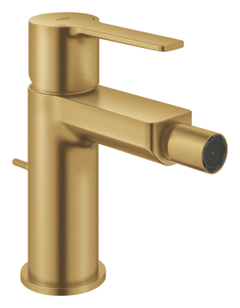 Baie - Baterie bideu Grohe 33848GN1, Lineare, S, 145 mm, ventil, mat, auriu