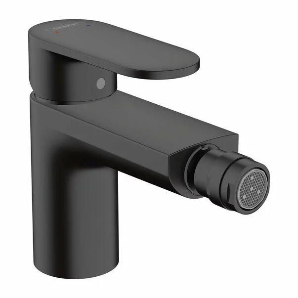 Baterii bideu - Baterie bideu Hansgrohe Vernis Blend monocomanda negru mat cu ventil Pop-Up