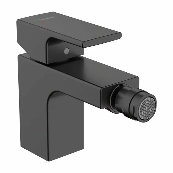 Baterii sanitare - Baterie bideu Hansgrohe Vernis Shape monocomanda negru mat