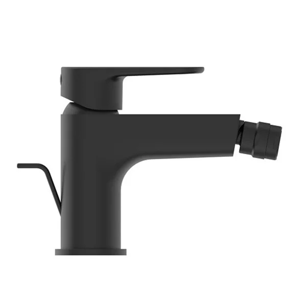 Baterii sanitare - Baterie bideu Ideal Standard Cerafine O cu ventil pop-up negru mat